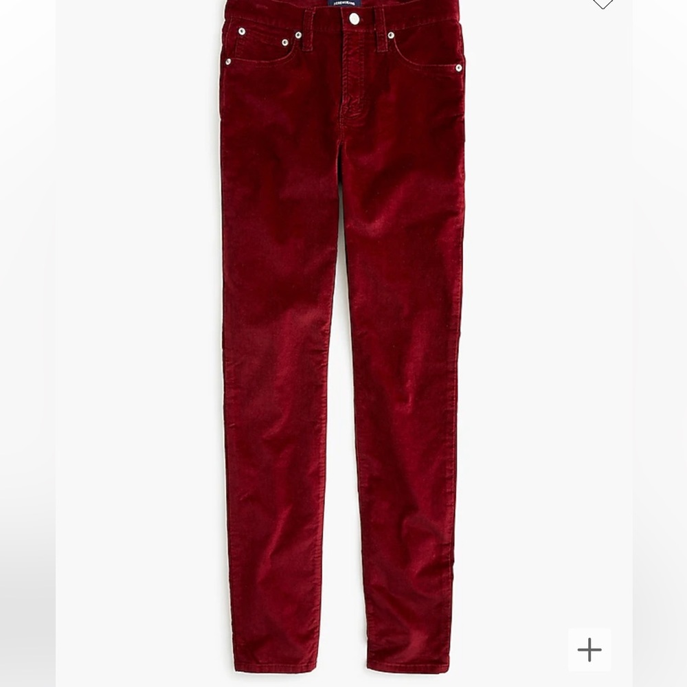 Velvet Jeans from J. Crew